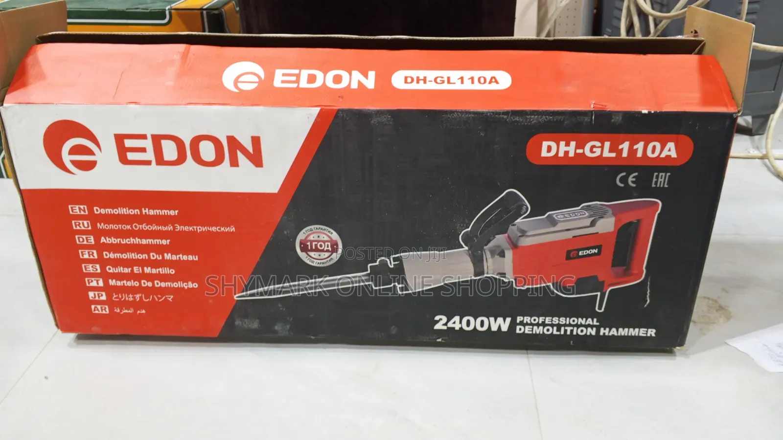 Edon Demolition Hammer 2400w (Bam Bam) Dh-Gl110a