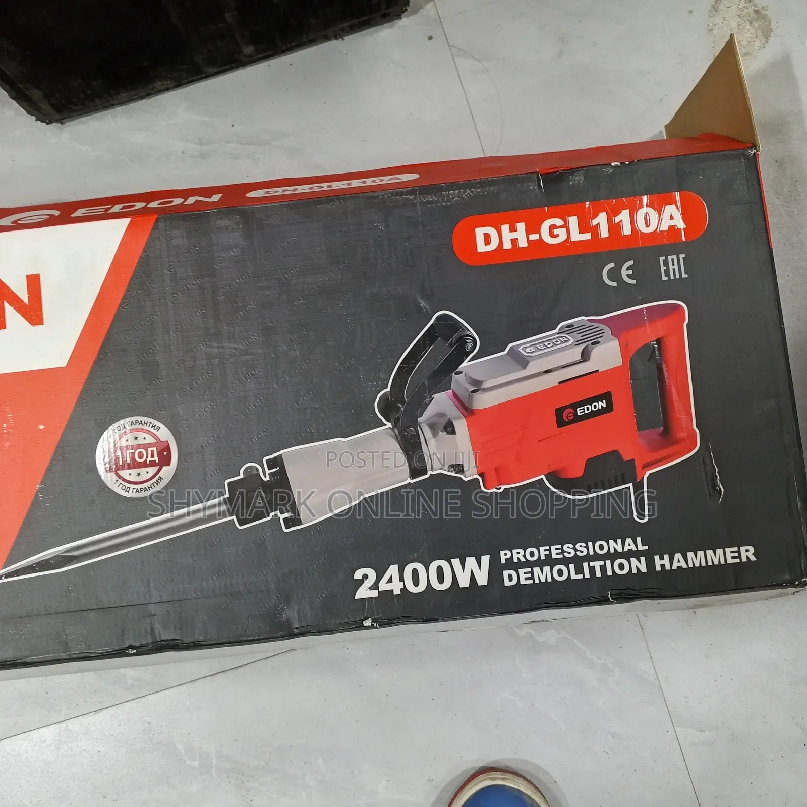 Edon Demolition Hammer 2400w (Bam Bam) Dh-Gl110a