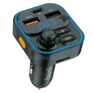Budi Cct05b Bluetooth Fm Transmitter Car Charger