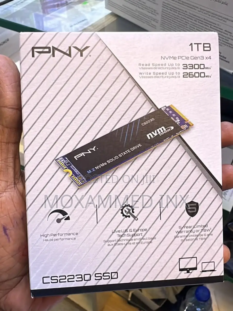 Pny Cs2230 1tb Nvme Pcie Gen3 X4 M.2 Ss