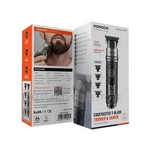 Porodo Lifestyle Edgemaster T-Blade Trimmer Shaver - Black
