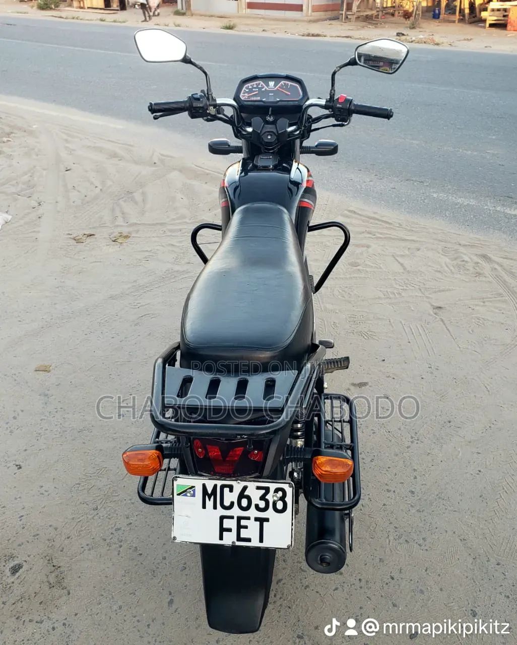 Haojue HJ125-8F 2025 Black