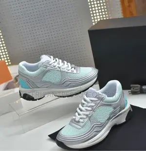 Chanel Silver Metallic Cc Logo Sneakers Collection