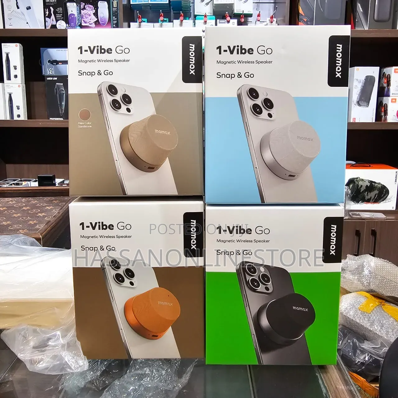 Momax 1-Vibe Go Magnetic Portable True Wireless Speaker