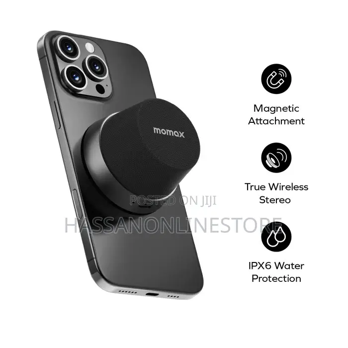Momax 1-Vibe Go Magnetic Portable True Wireless Speaker