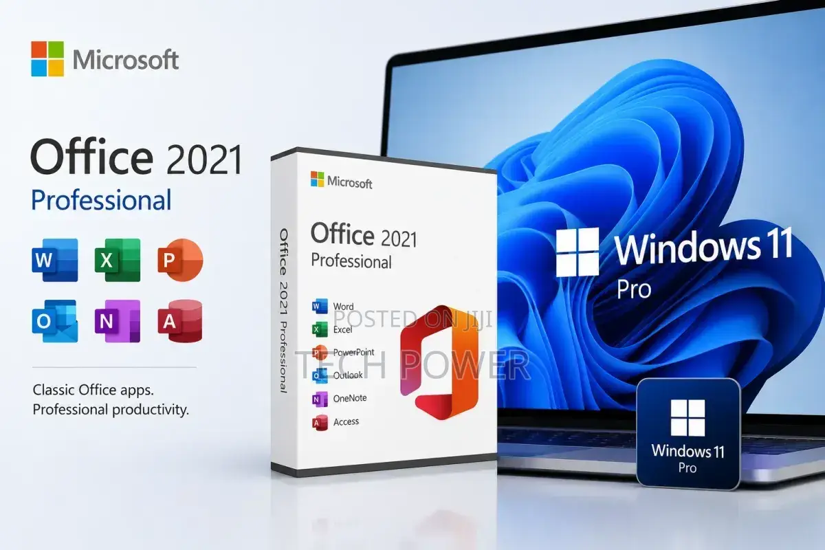 Windows 11 Pro + Microsoft Office Pro Plus 2021 Installation