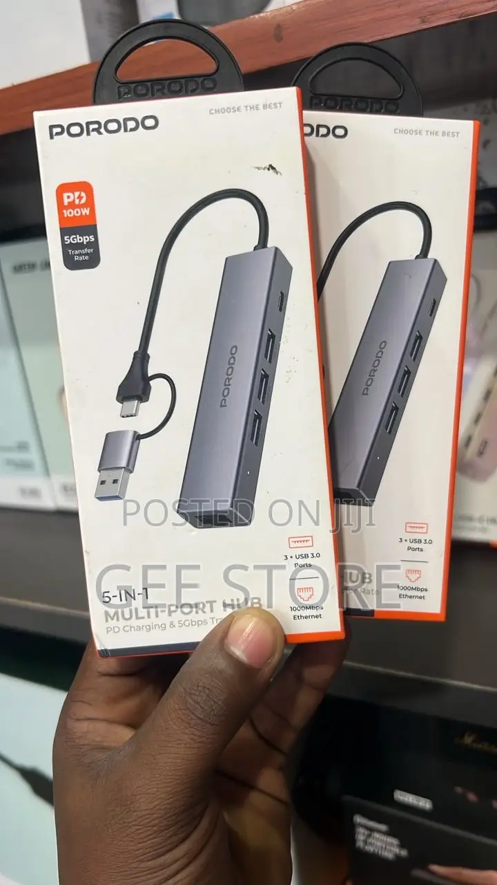 Porodo Multiport Hub 5 In 1