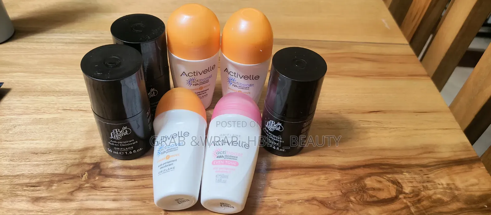 Activelle Be the Legend Deodorants