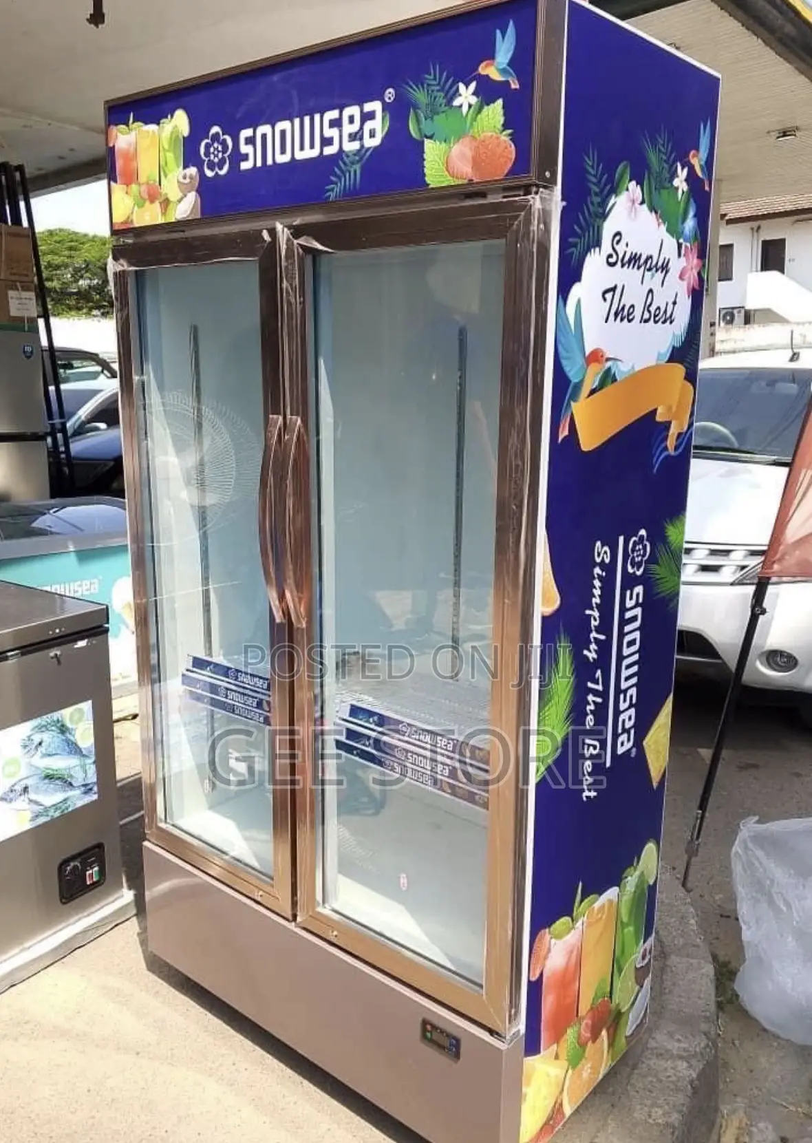 Snow Sea Showcase Double Door L650(Sn683s)