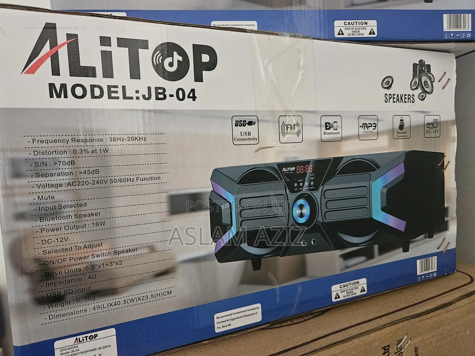 Alitop Speakers Model Jb_04