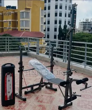 Combination of Bench Press and 50kg Set Weight Dumbells