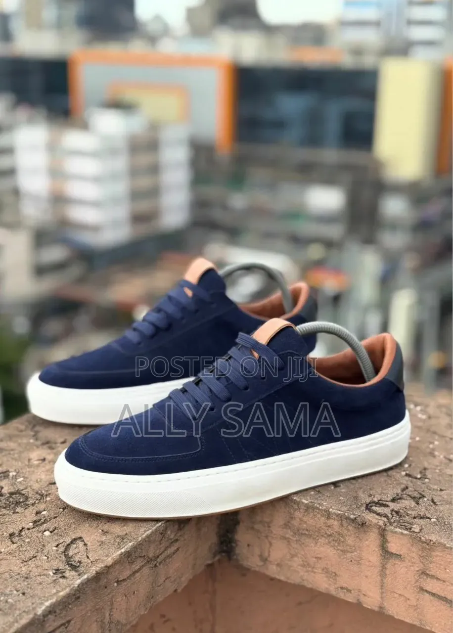 Men's Shoes Moncler Material Suede