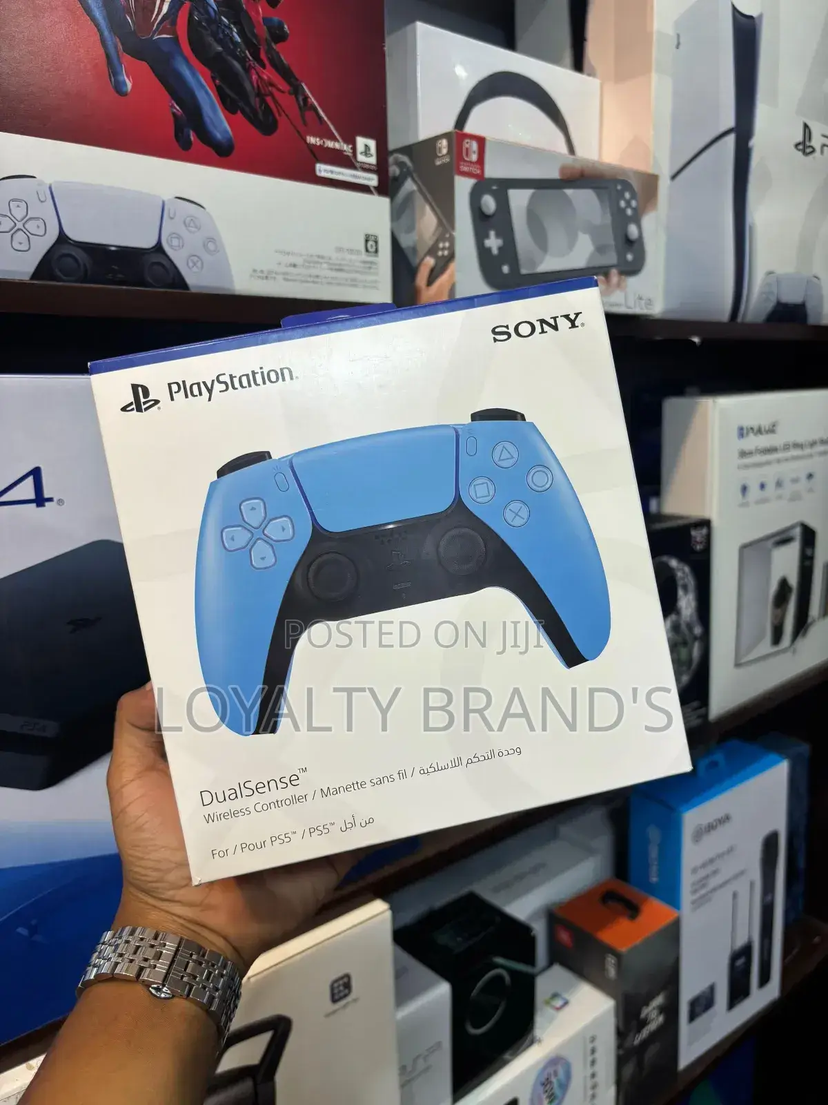 Sky Blue Controller Original Ps5 Dualsense Wireless Controller