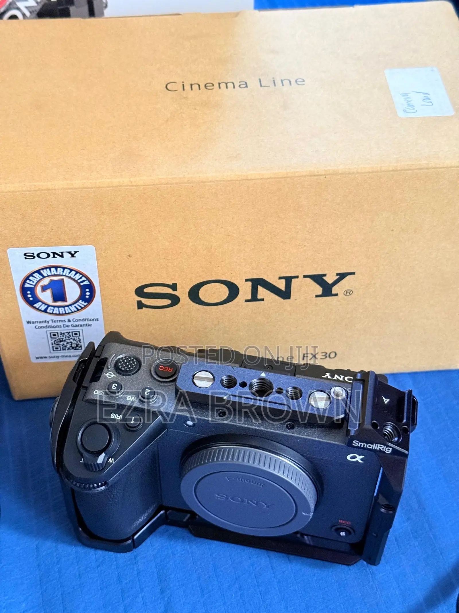 Sony Fx30 Cinema Camera + Cf Express 512 Gb Card