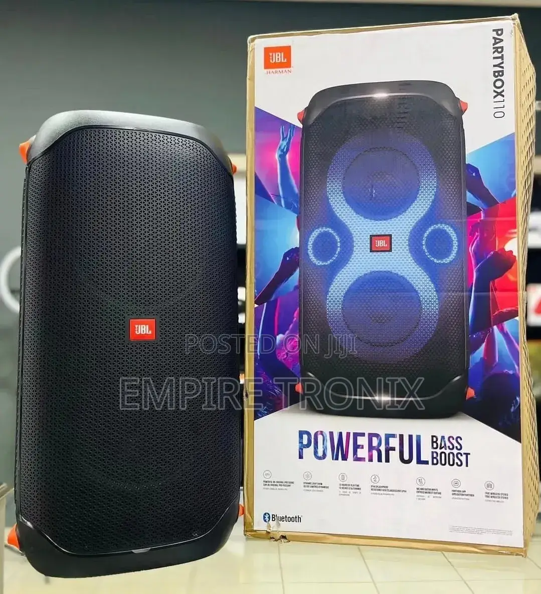 JBL Partybox 110 160w Portable Wireless Bluetooth Speaker