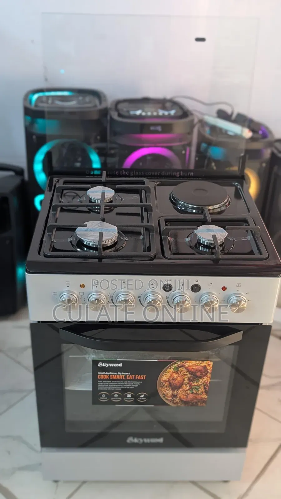Skywood 4 Plates Stove With Oven