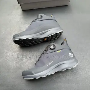 Colombia Hiking Shoes Featuring a Boa Lacing System and Vibram Sole
