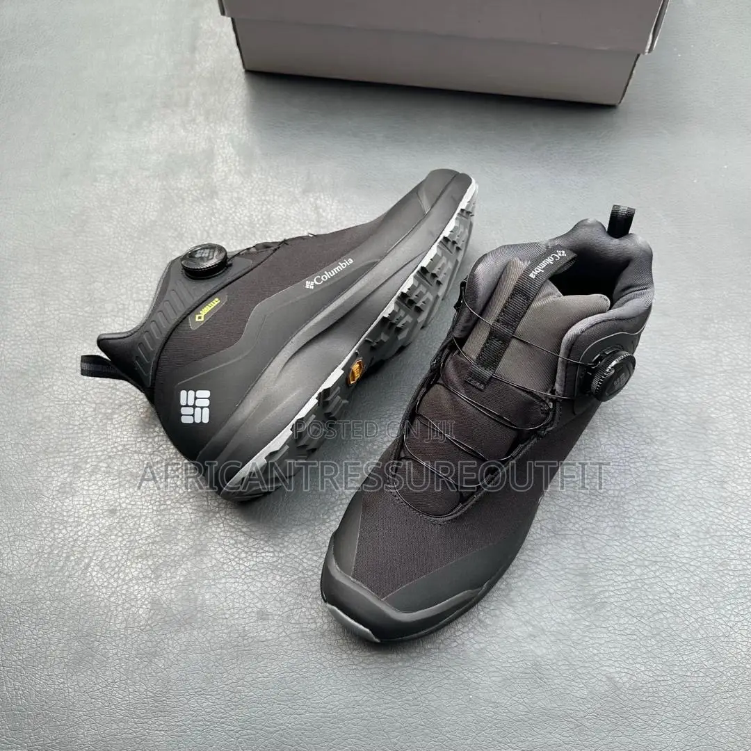 Colombia Hiking Shoes Featuring a Boa Lacing System and Vibram Sole