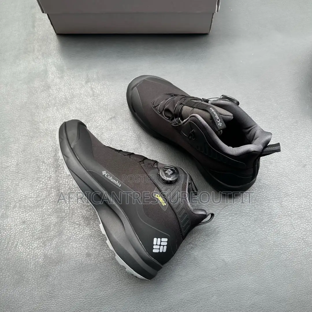 Colombia Hiking Shoes Featuring a Boa Lacing System and Vibram Sole