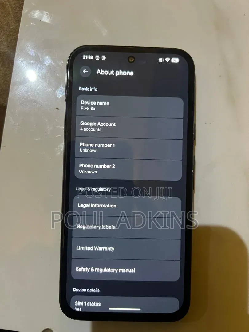 Google Pixel 8a 128 GB Black
