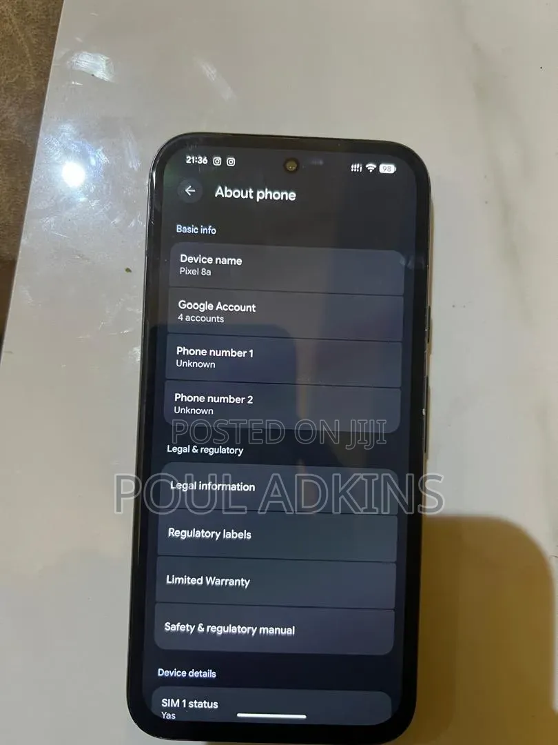 Google Pixel 8a 128 GB Black