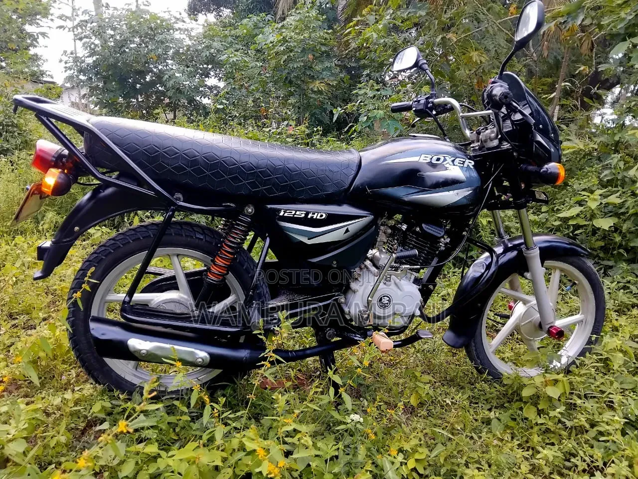 New Bajaj Boxer 125 2025 Black