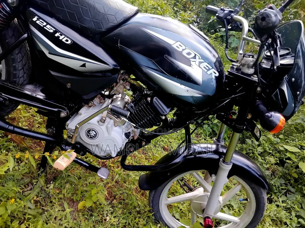 New Bajaj Boxer 125 2025 Black