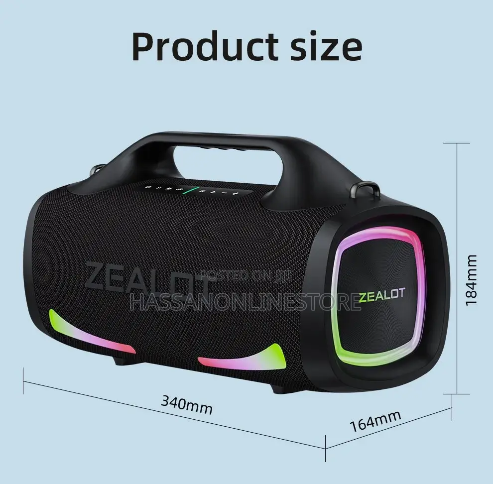 Zealot S79 100w Bluetooth Speaker Outdoor Subwoofer