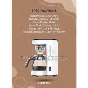 Lepresso Transparent Drip Coffee Maker