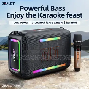 Zealot S95 120w Karaoke Speaker With Single Microphone