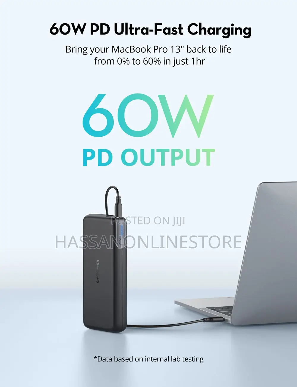 Ravpower 20000mah 60w Rp-Pb201 Powerbank