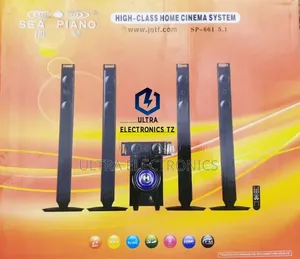 Sea Piano High Class Home Cinema System Sp-661 With 4 Tower Speakers
