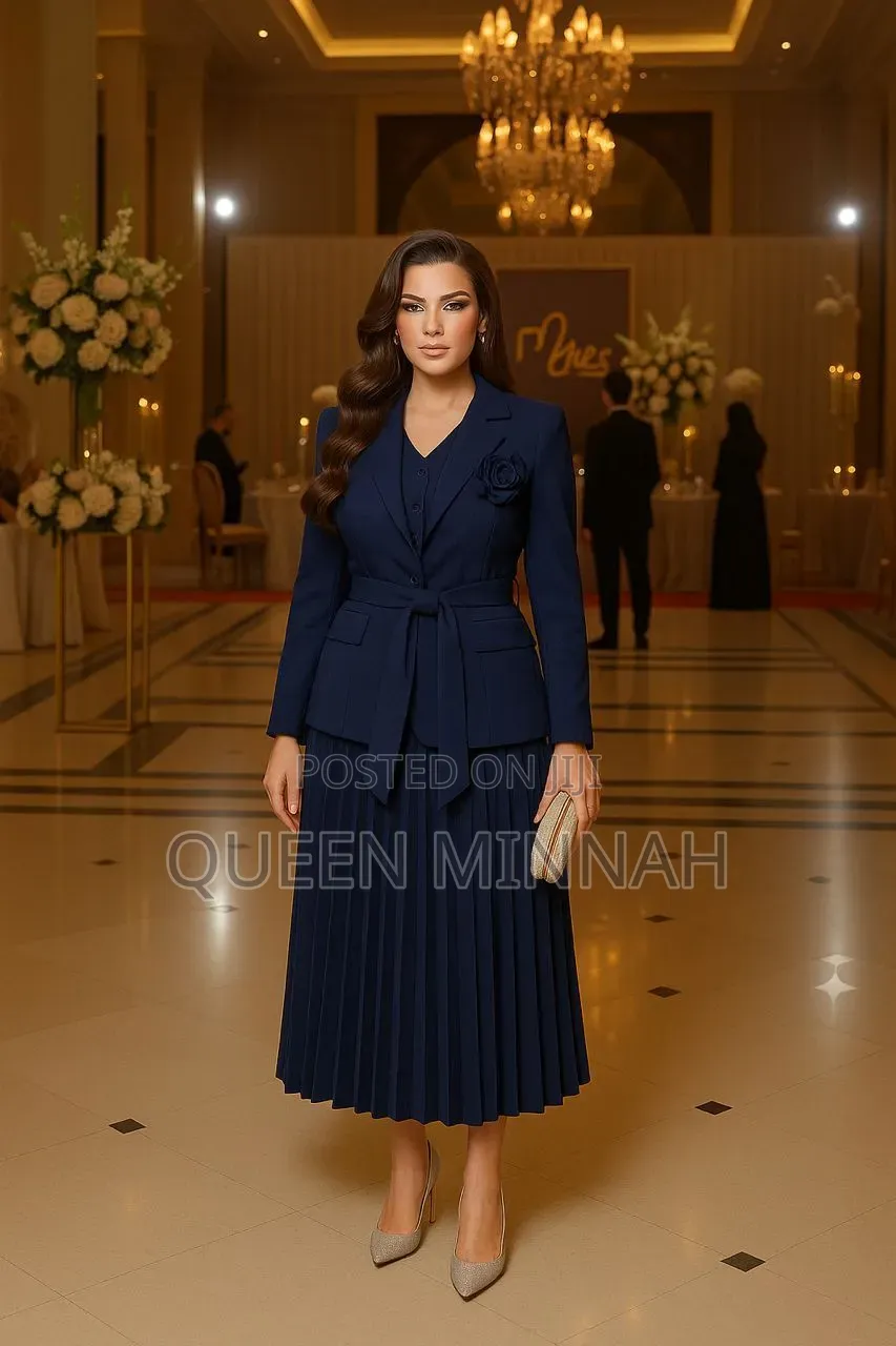 3pcs Suit (Sketi, Koti, Na Kikoti Cha Ndani)