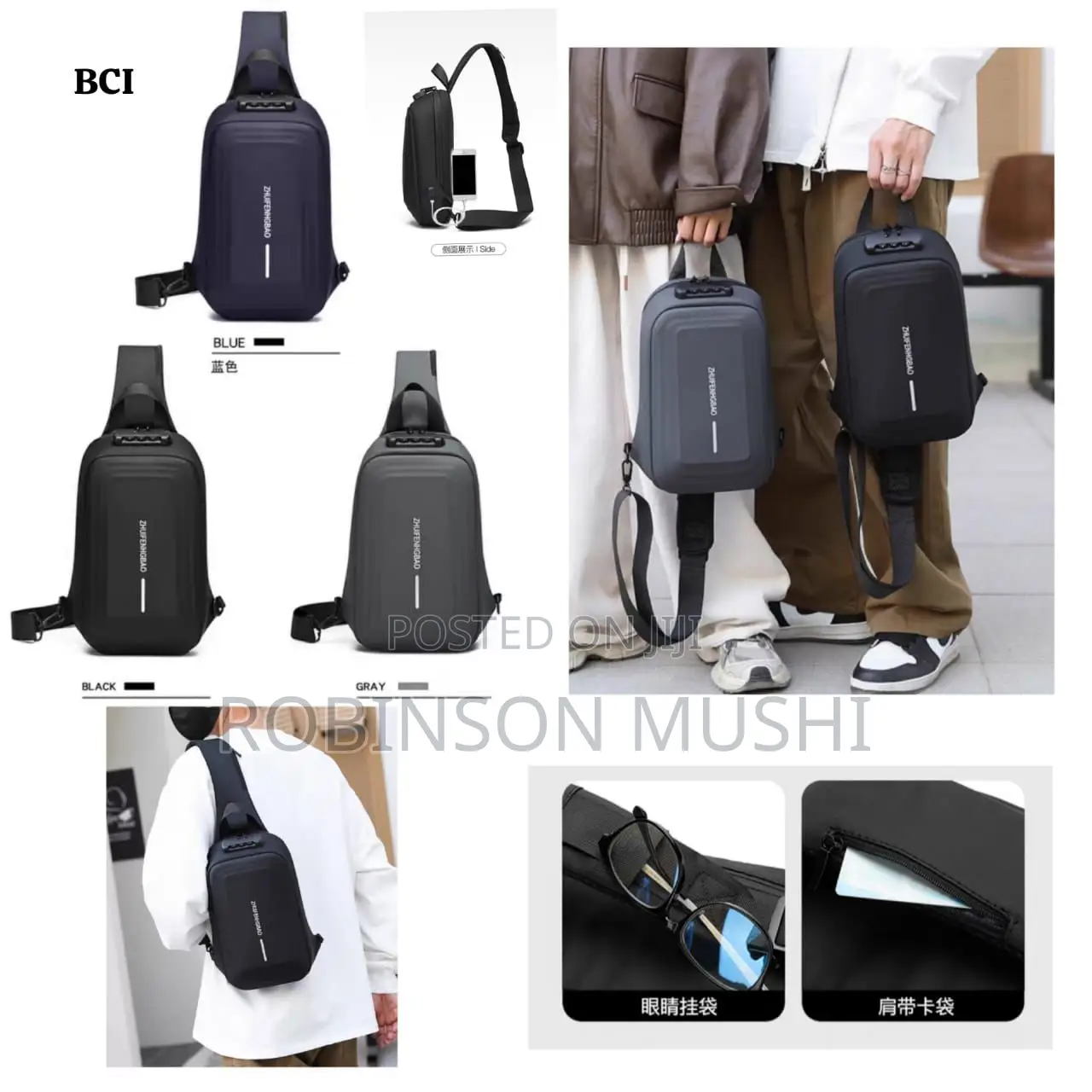 Fashion Chest Bag/Crossbodies/100%Durability(Uimara)