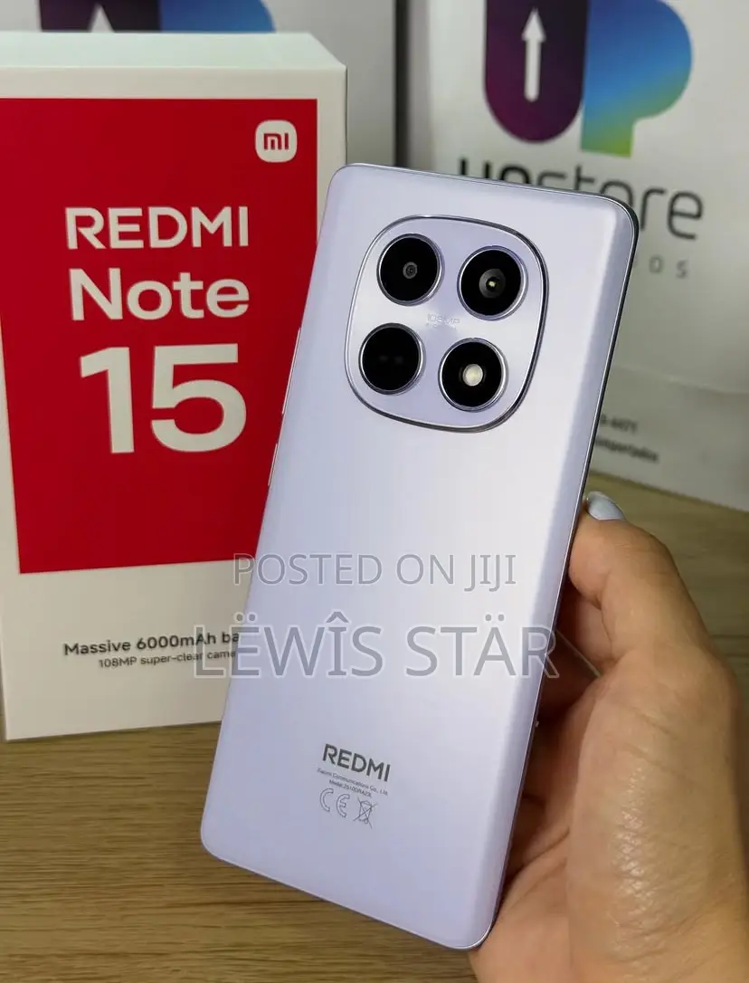 New Xiaomi Redmi Note 15 256 GB Purple