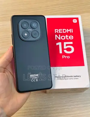 New Xiaomi Redmi Note 15 Pro 256 GB Black