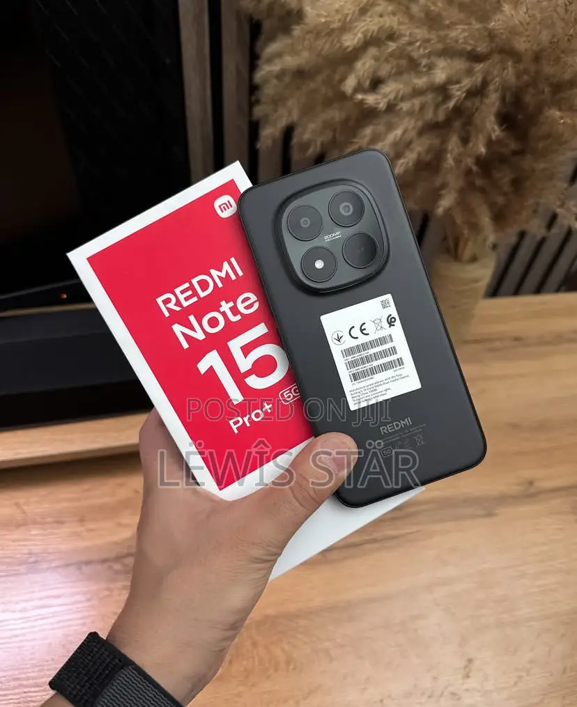 New Xiaomi Redmi Note 15 Pro+ 256 GB Black