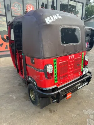 TVS King Deluxe Plus iTouch Start 2024 Red