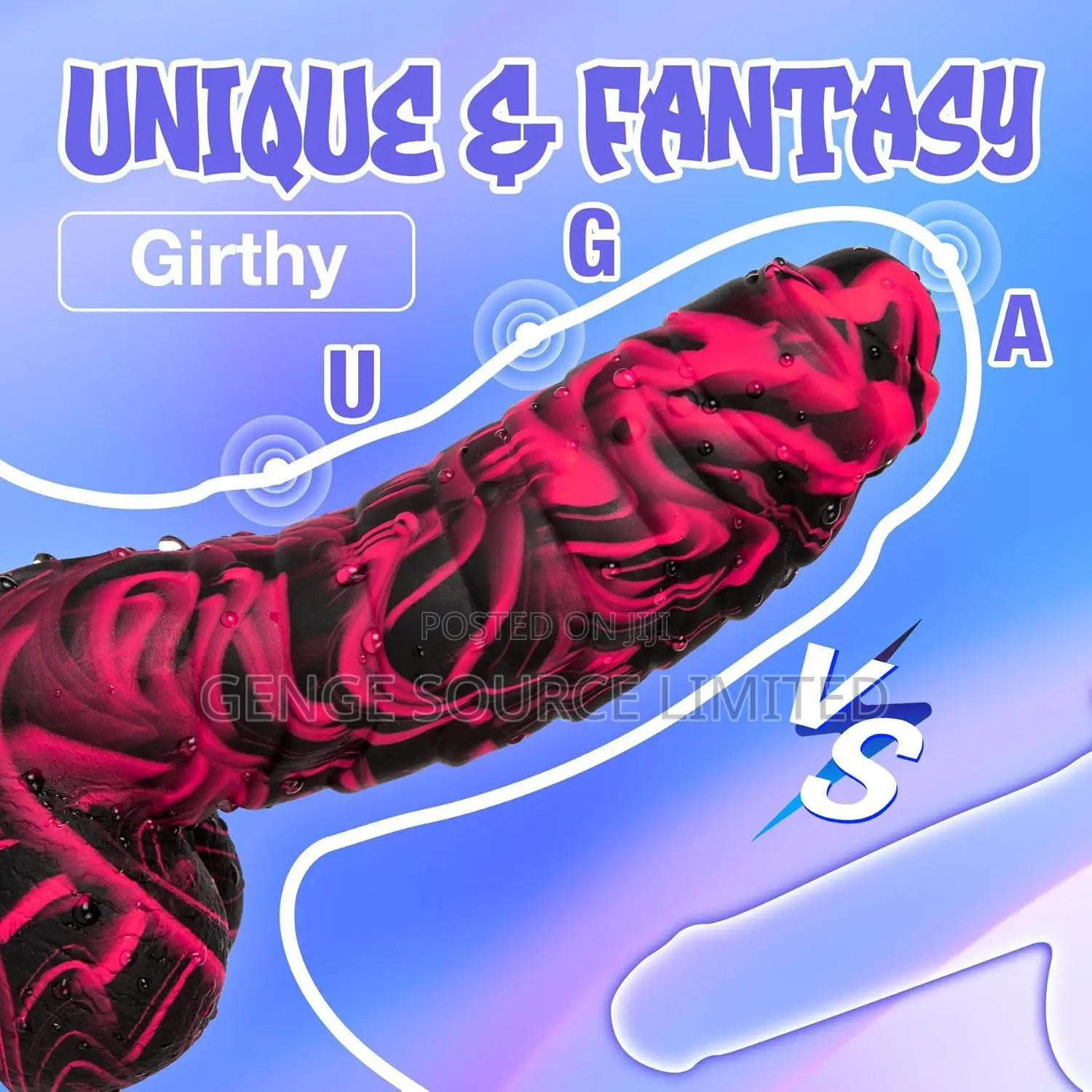 Colorful Dragon Dildo