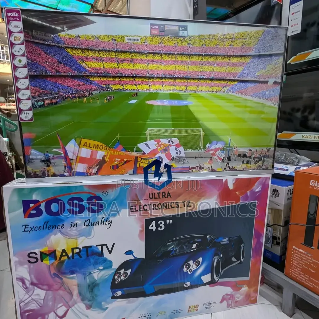Boss Smart Frameless Tv With 43 Inches and Full Hd Display
