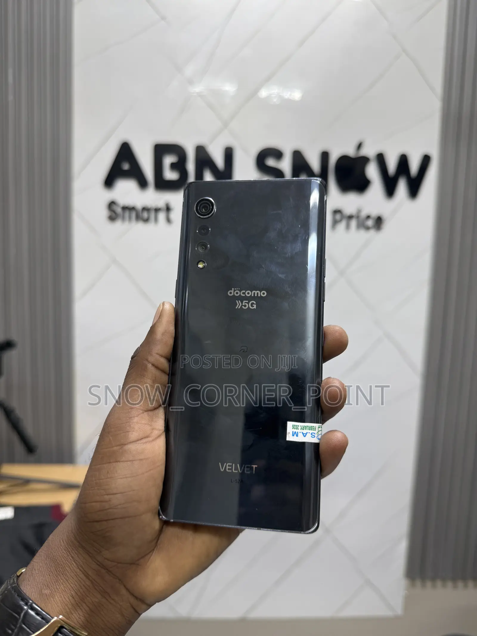 LG Velvet 128 GB Black
