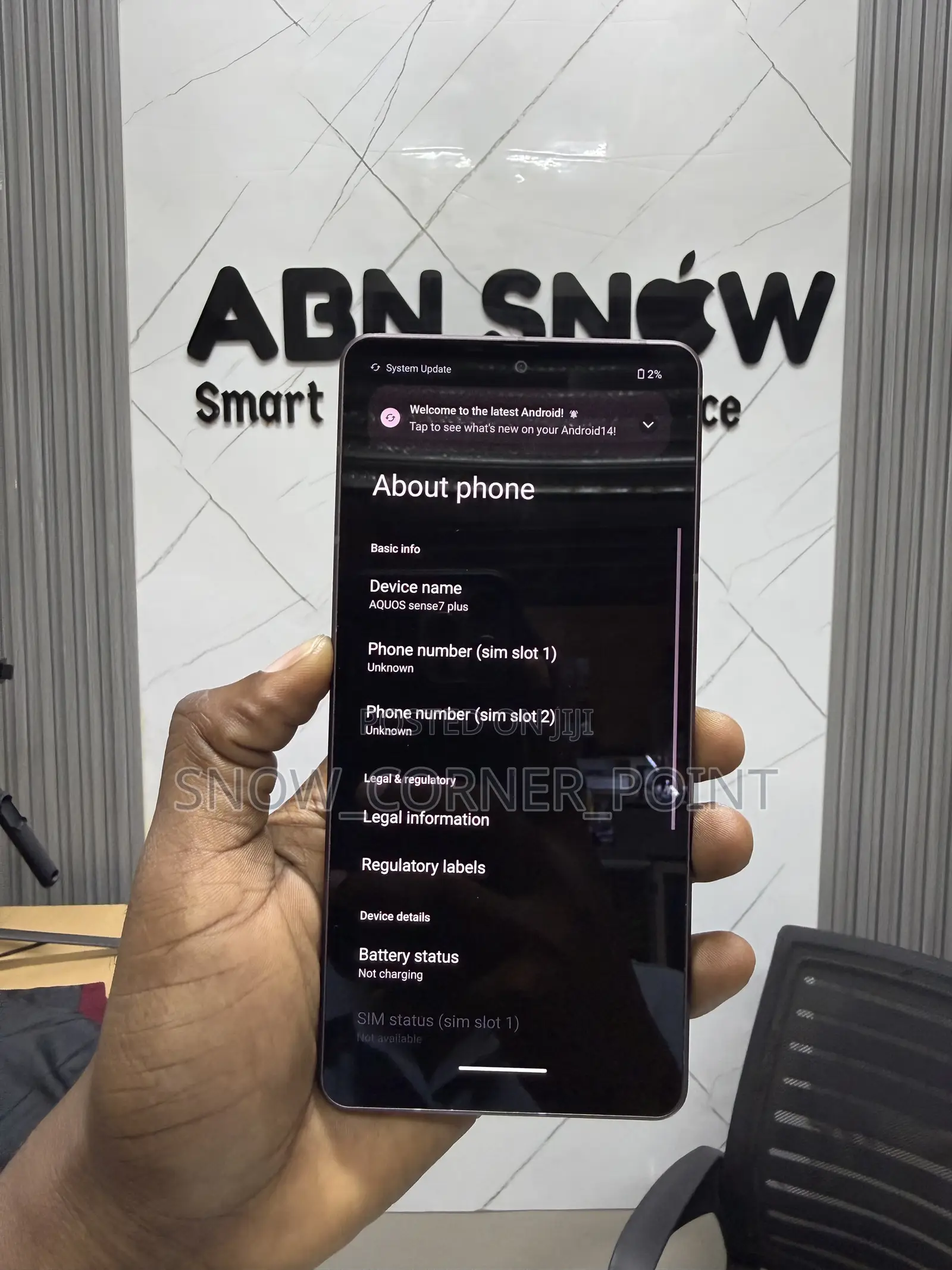 Sharp Aquos sense7 plus 128 GB Gray