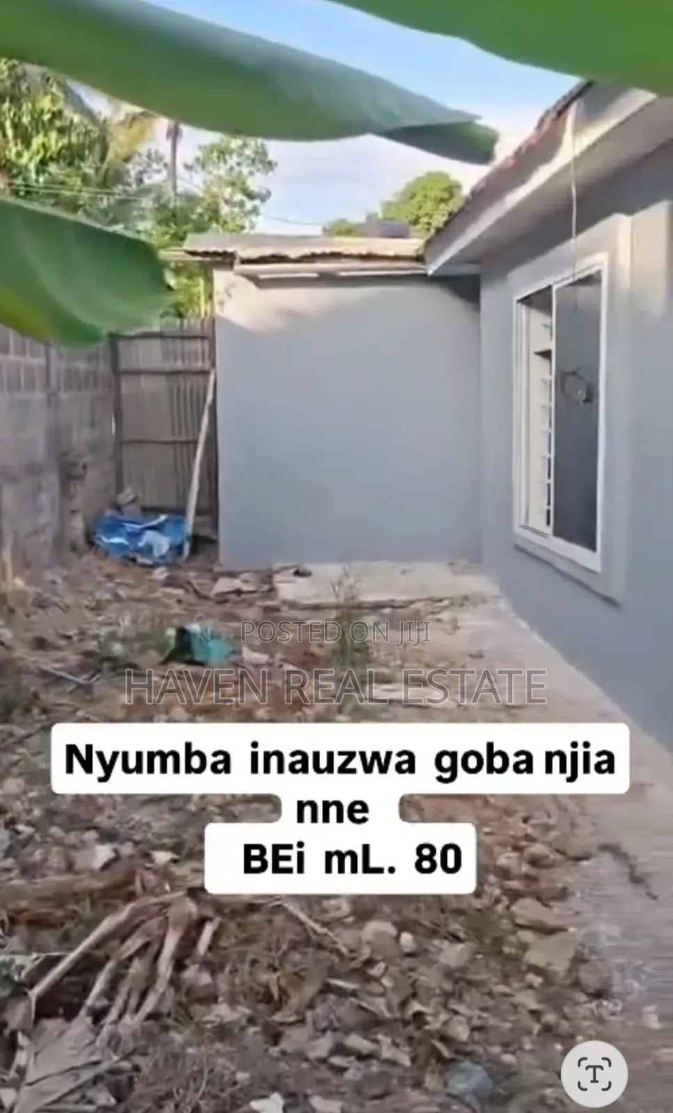 3bdrm House in Goba for sale