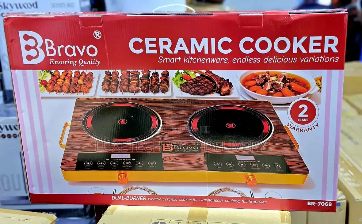 Bravo Br-7068 Dual-Burner Electric Ceramic Cooker