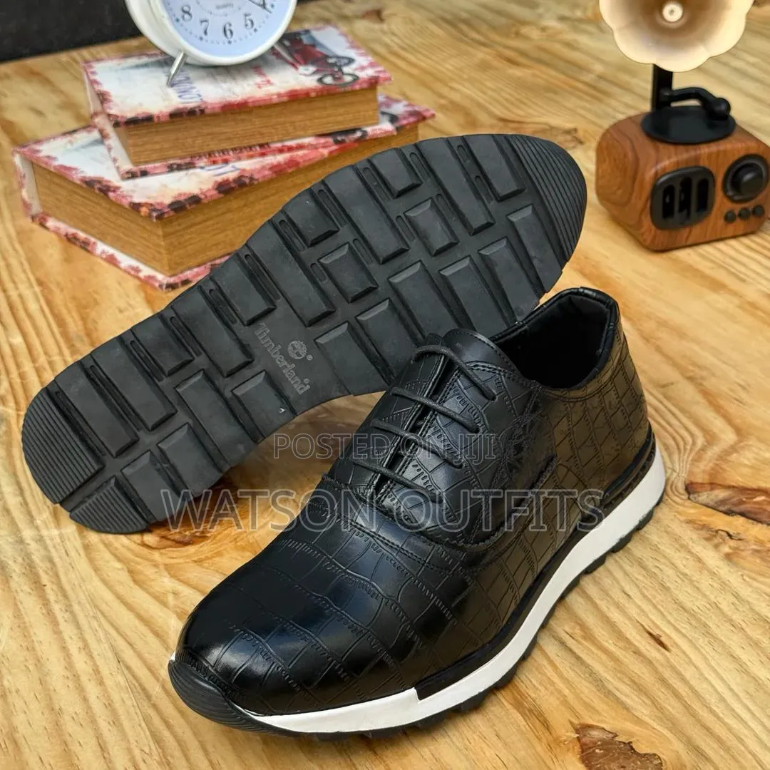 Berlutti and Timberland Brands Men's Original Leather Sneakers Shoes