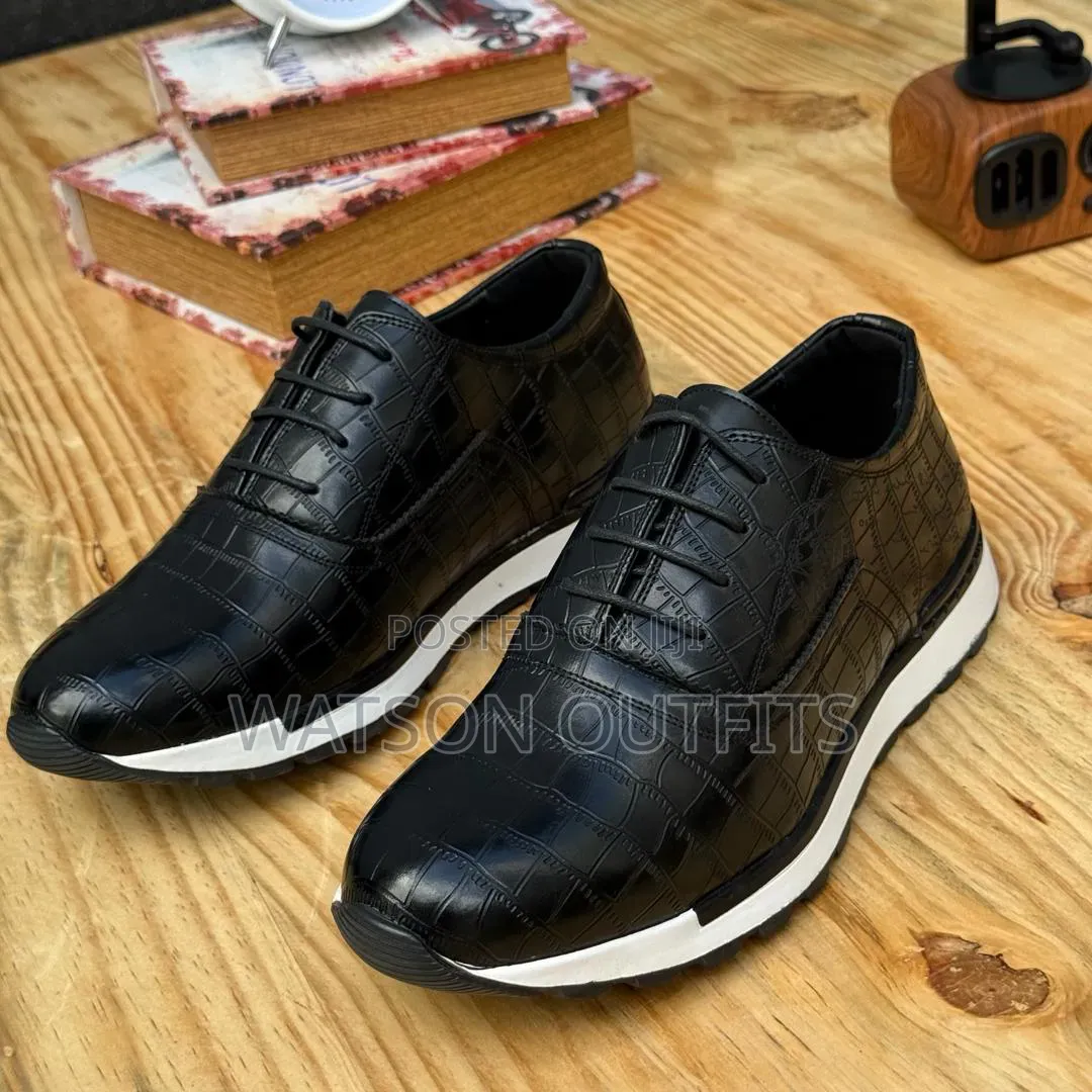 Berlutti and Timberland Brands Men's Original Leather Sneakers Shoes