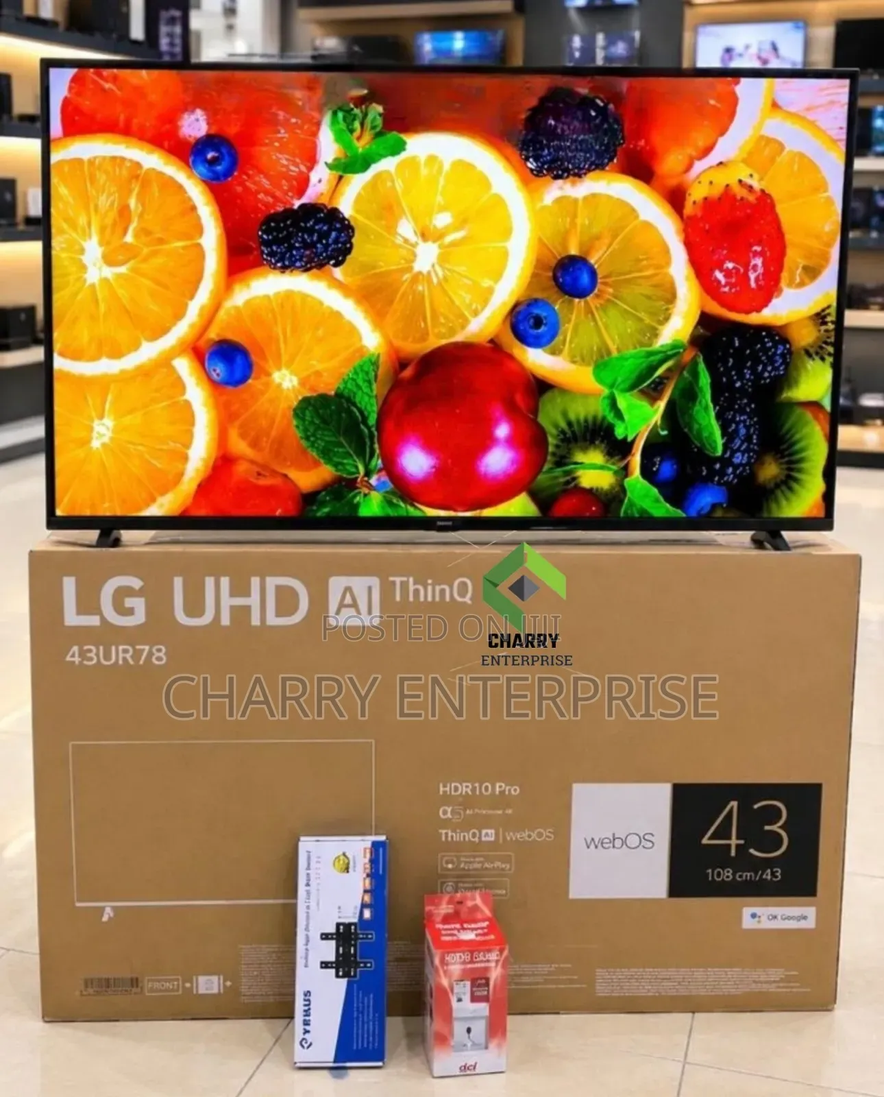 Lg Uhd Smart Tv 43 Inch 
43ur78 
Hdr10pro