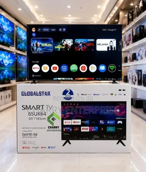 Globalstar Smart 65 Inch Tv Uhd Frameless With Bluetooth *65uk64*
