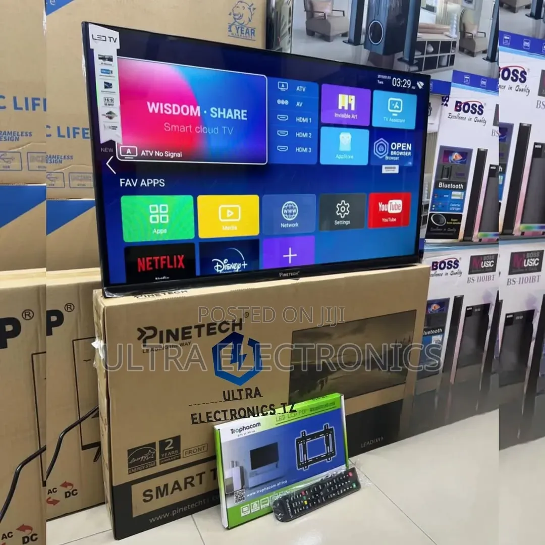 Pinetech Frameless Smart Tv 32 Inch Full Hd and Ultra Slim