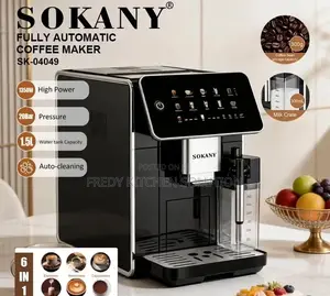6-in-1 Sokany Fully Automatic Coffee Maker